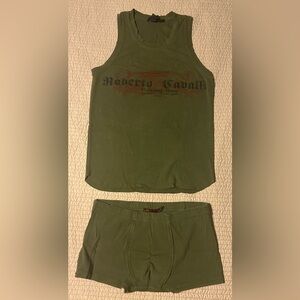 Roberto Cavalli Vintage 2005 Tight Stretch Tank Small